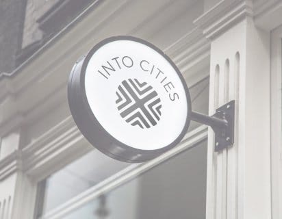 Foto eines Aushängeschilds